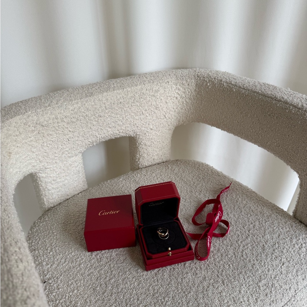 CARTIER TRINITY RING SZ 48 - Picture 3 of 11
